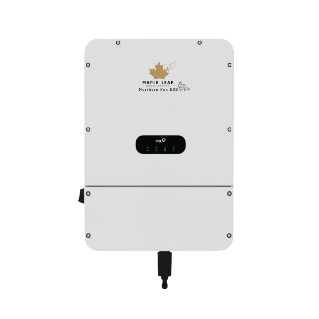 Maple Leaf Northern Fox H1&AC1 Split-Phase Hybrid Inverter | 11.4kW Max Output | 27.8kWh Battery Expansion | UL & IEEE Certified | Off-Grid & Grid-Tied | Type 4X Outdoor Rated