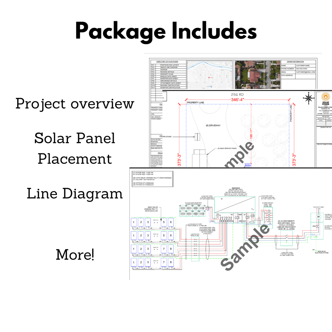 Solar System Electrical Wiring Diagram And System Design Deposit - Line Diagrams For Hydro Applications