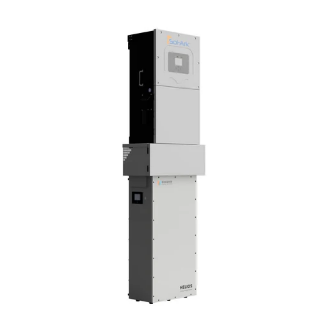 HELIOS ESS Sol-Ark 15K or 18KConduit Box – Secure, Vented, Installer-Friendly Solar Battery Enclosure | Quick Connect, Code-Compliant Inverter Wiring Box for Sol-Ark 15K or 18K Systems | Galvanized Steel, LYNK II Mount, Solar Power Storage Accessory