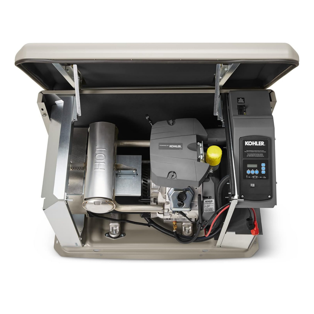 Kohler 20 KW Generator - W/ Aluminum Enclosure | EPA Certified Fuel System | Critical Silencer | RDC2 Generator Set / ATS Controller | CSA, cUL, and UL 2200 Certified