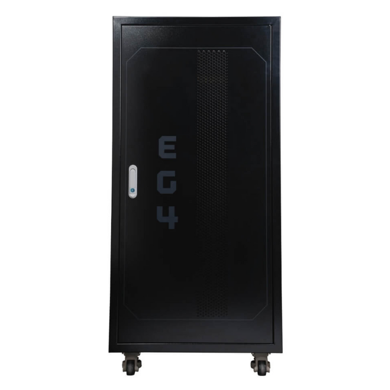 EG4 Enclosed Battery Rack – 3 Slot & 6 Slot | Durable Cabinet | Mobile-Ready | Effortless Installation | W/ Cable Management | Adaptable Slot