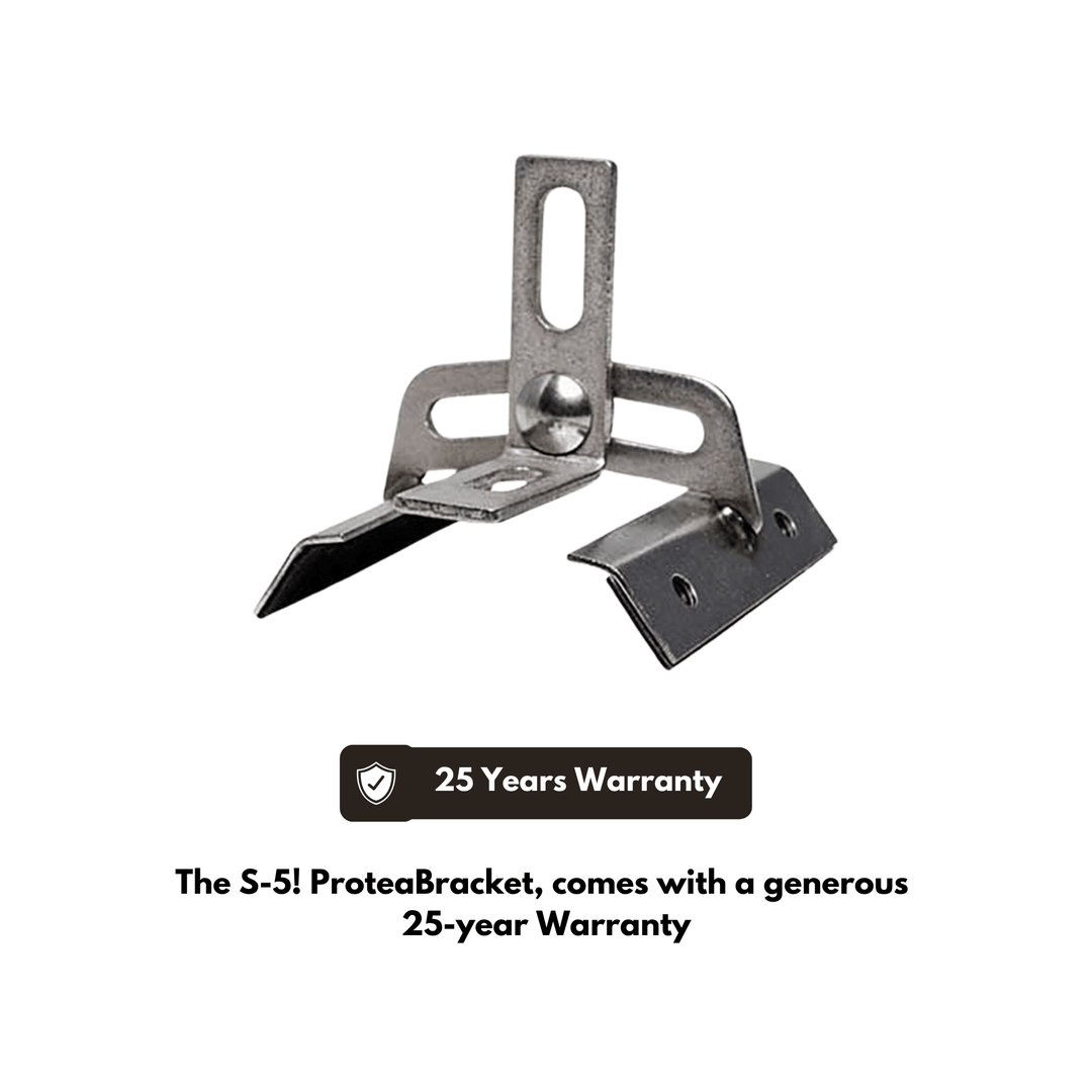 S-5! ProteaBracket-34% Lightweight-Face-Fastened - Trapezoidal-Rib Metal Roof Brackets