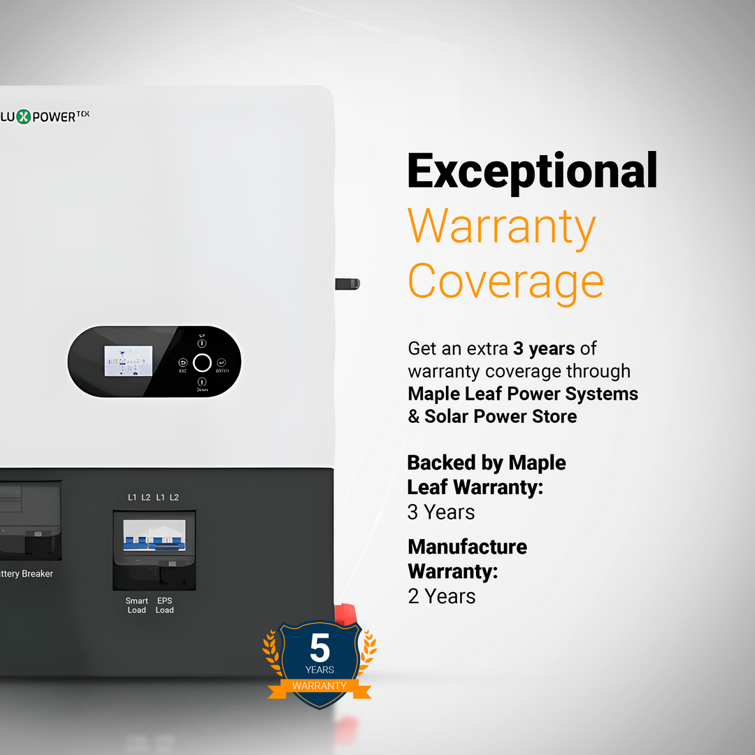 Luxpower SNA-US-15K Off-Grid Split Phase Hybrid Solar Inverter – 15000 Watts | 120/240 V Split Phase Output | Dual MPPT 24 kW PV Input | Lithium Battery &amp; Generator Compatible | Smart WiFi Monitoring | Pure Sine Wave | UL and CSA Certified