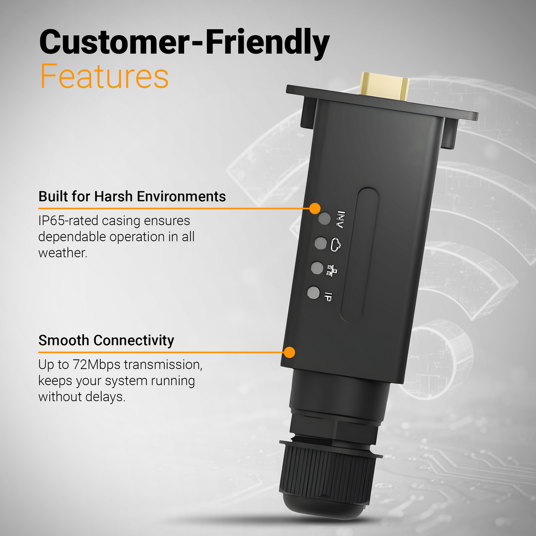Luxpower WLAN Dongle -  72Mbps Maximum Transmission | 2.5dBi Antenna Gain | HDMI External Interface | W/ IP65 Protection Rating