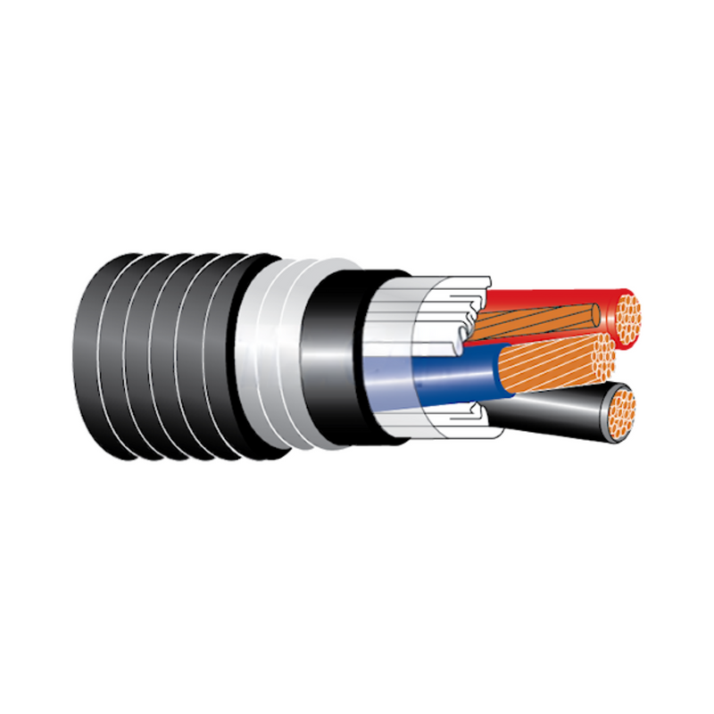 Copper Teck Cable 600V | CSA Approved Armoured Electrical Cable | Direct Burial Compatible