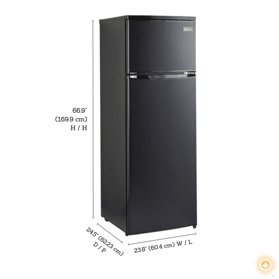 Unique 13.0 cu. ft. Off-Grid Solar Refrigerator (Réfrigérateur solaire 12V/24V 13 pi cu) - High Quality Fridge & Freezer | For Off-Grid Properties