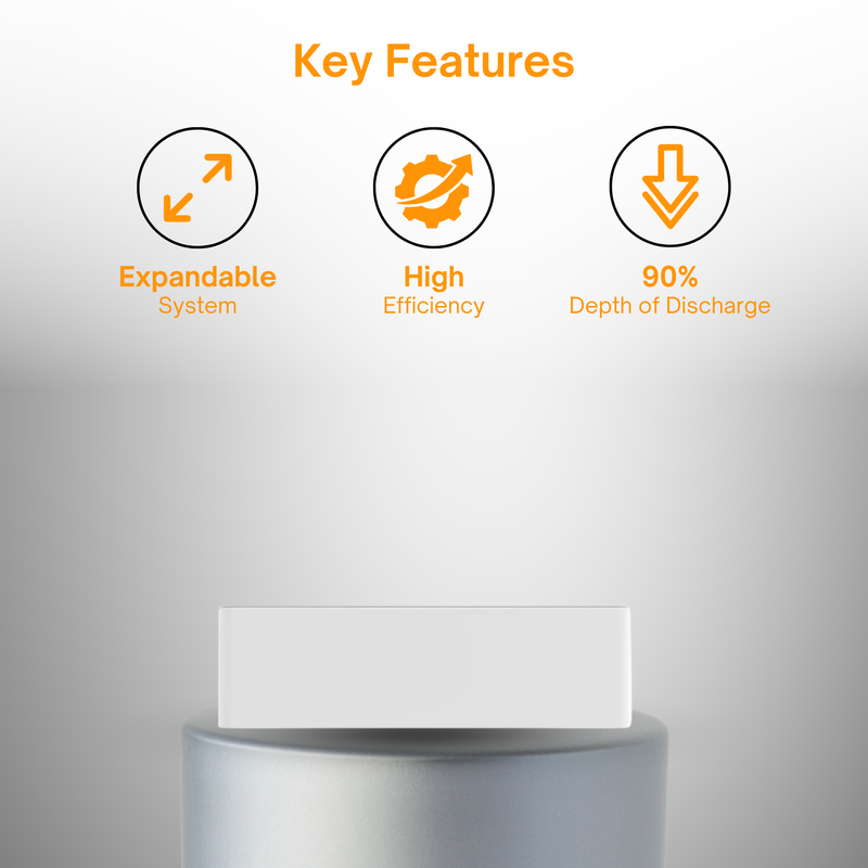 Maple Leaf Northern Fox ECS4000 High Voltage Battery | 3.97kWh Scalable Storage | 90% DoD | LiFePO4 | IP65 Outdoor Rated | UL & UN38.3 Certified