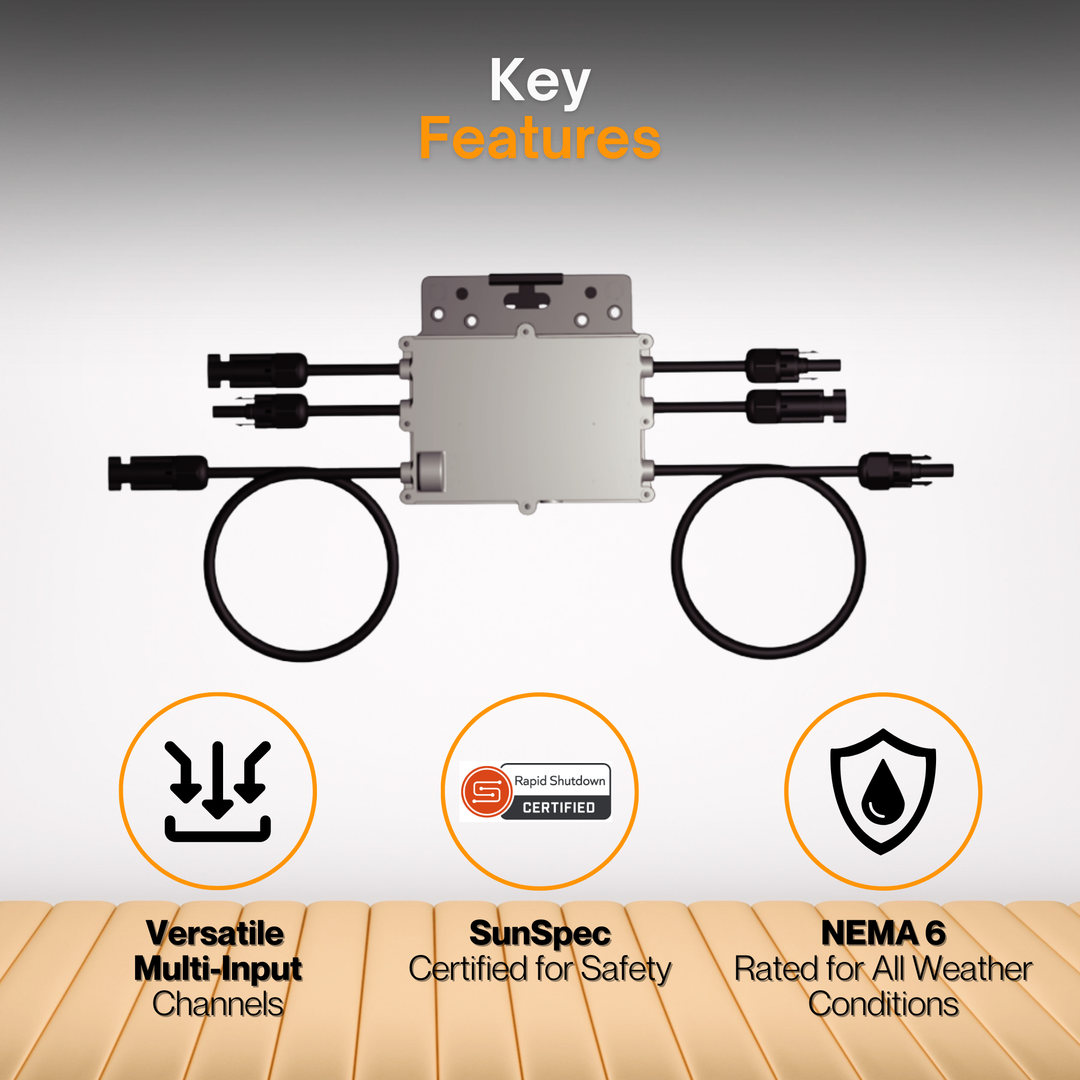 NEP PVG-2 Rapid Shutdown Solution | SunSpec-Compliant Solar RSD for NEC 690.12, UL 1741, and CSA C22.2 Compliance | Dual-Input, 1500V, MC4-Ready