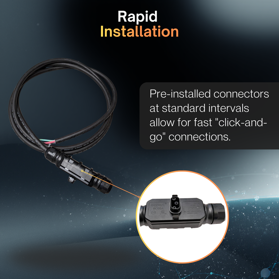 NEP AC Trunk Cable | 10 AWG Solar Microinverter Connection Cable