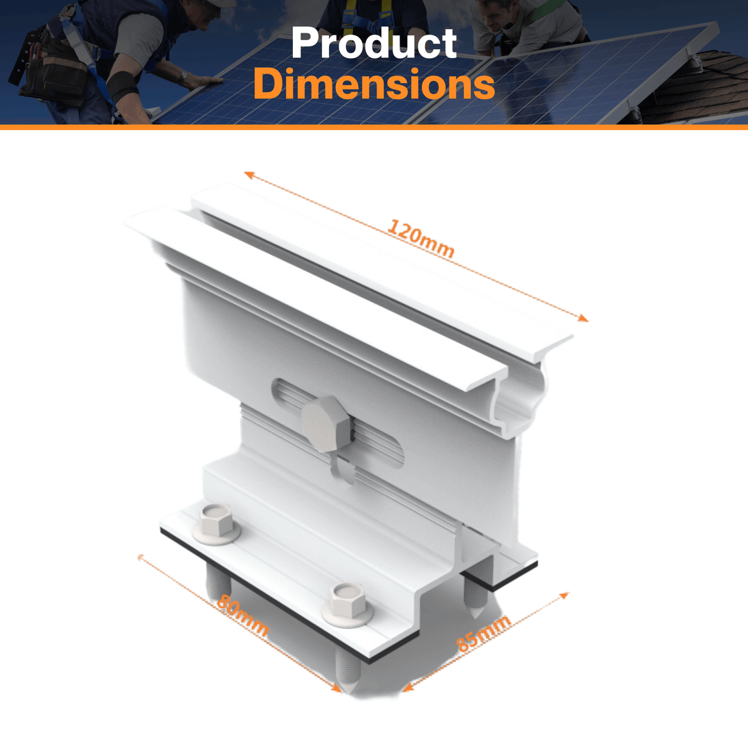 Maple Leaf Silver FixRL Railless Shingled Roof Solar Mounting Hardware - ASNZS1170, MCS, Intertek, SPAD Certified