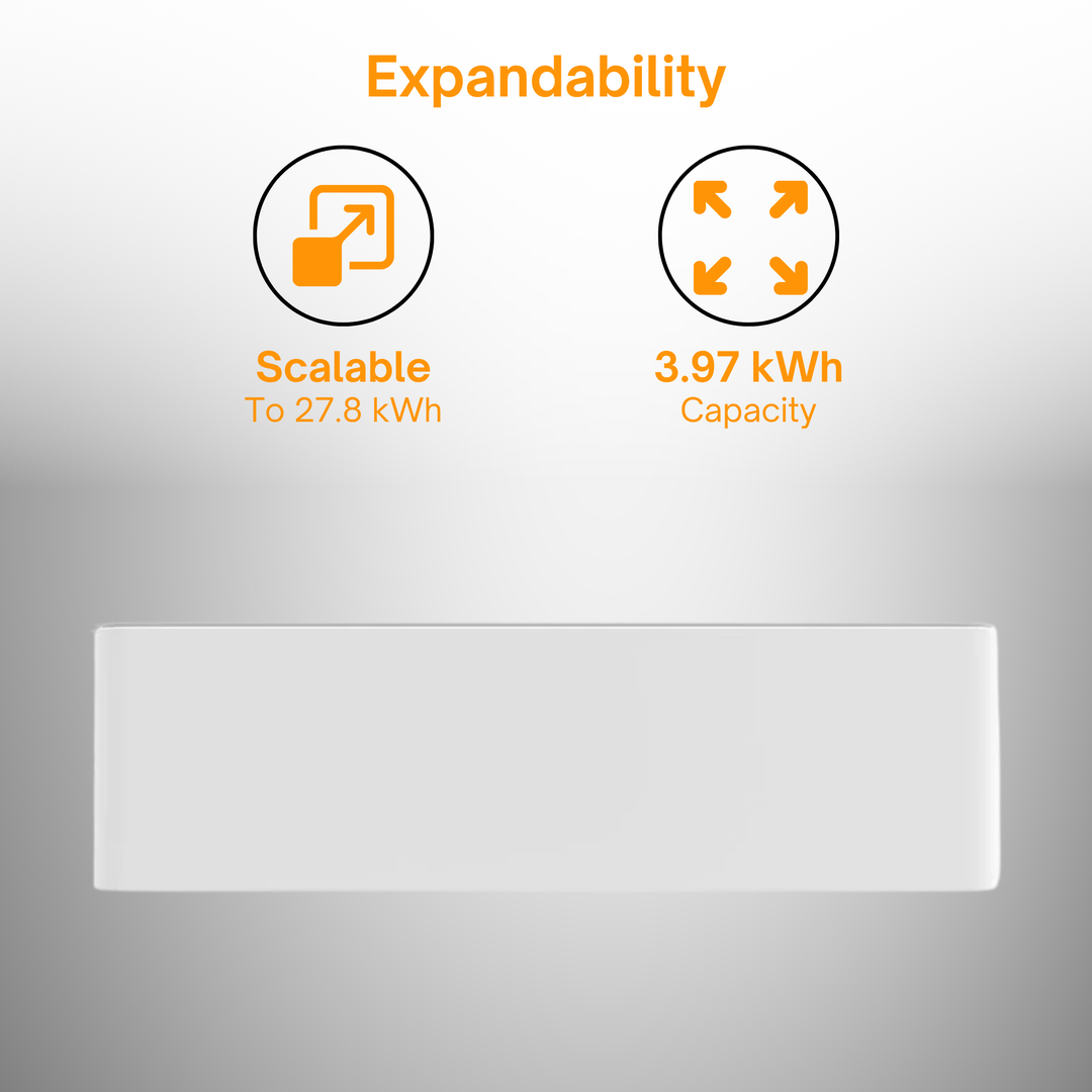 Maple Leaf Northern Fox ECS4000 High Voltage Battery | 3.97kWh Scalable Storage | 90% DoD | LiFePO4 | IP65 Outdoor Rated | UL & UN38.3 Certified