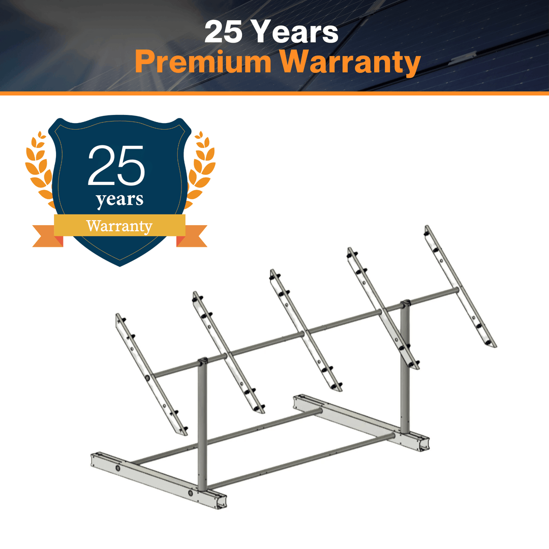 IntegraRack IR-G4/IR-G8 BallastRack Base Frame - Perfect Pairing with IR-G4 and IR-G8 Solar Racking Systems | W/ Double Water Tote Tank Capacity | Superior Durability | UL 2703 Certified