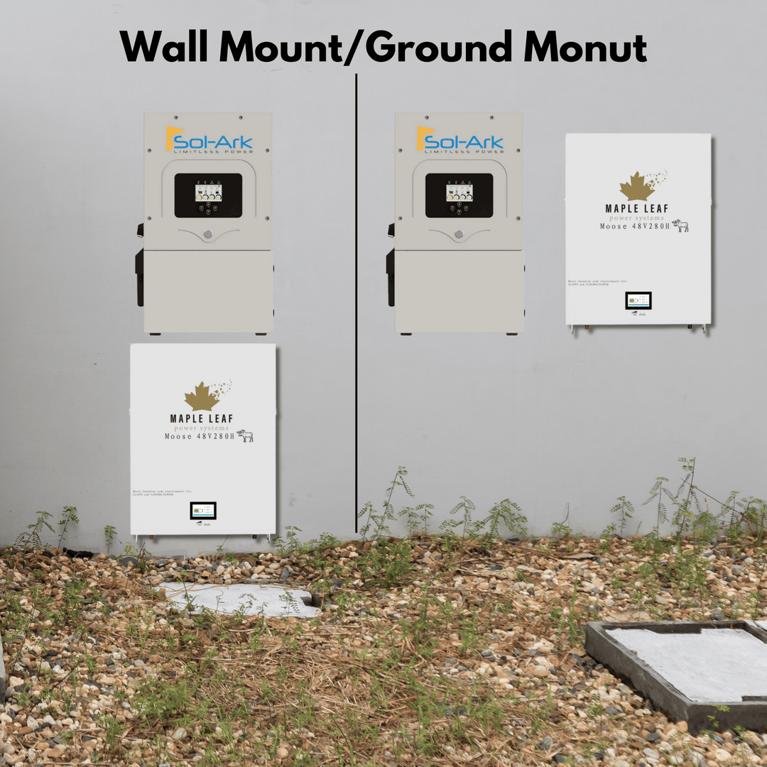 Sol-Ark 12Kpv And Maple Leaf 48V280AH [Heated] Battery Pack – For Hybrid System & Off Grid System | ESS Battery Solution | UL9540A, UL9540 Certified