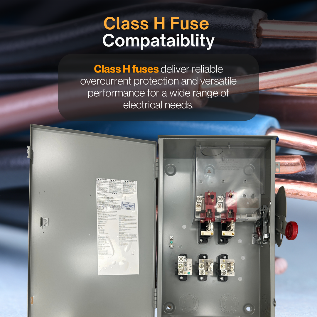 AC Disconnect Switch | 60A, 100A,200A | Eaton General Duty Cartridge Fuse Safety Switch - NEMA 3R Enclosure | Painted Galvanized Steel | Fusible With Neutral | Class H Fuse | UL Listed