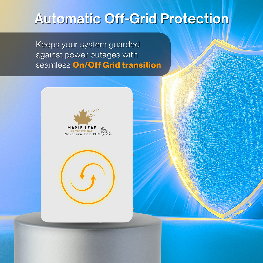 Maple Leaf Northern Fox ESS HUB G2 | 48kW Smart Energy Management | 240V Split-Phase | Generator & Inverter Compatible | UL & CSA Certified | Type 3R Outdoor Rated