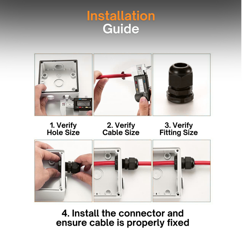 Types of waterproof wire connectors