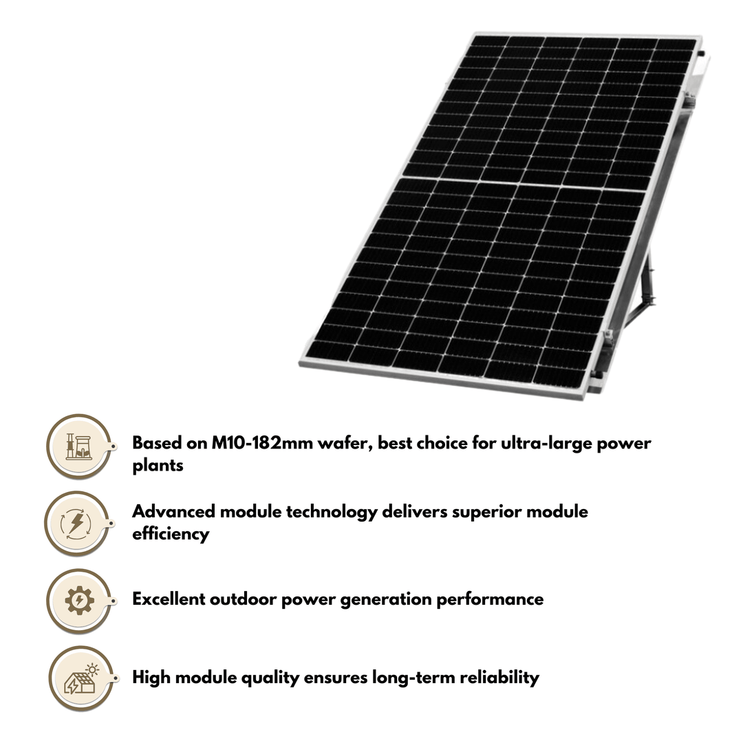 LONGi Hi-MO5 31 Pallet Of 550W Solar Panels - 144 Cell MC4 Silver - White 35mm, 1400mm Cables