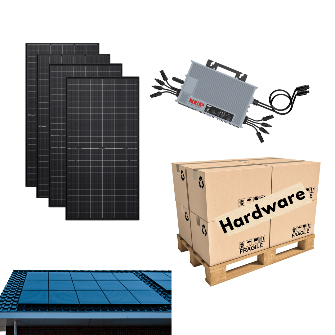 5kw Micro Inverter Grid Tied Kit - All-Black Or Bi-facial Solar Panels |  Optional Battery | Roof Or Ground Mount Options