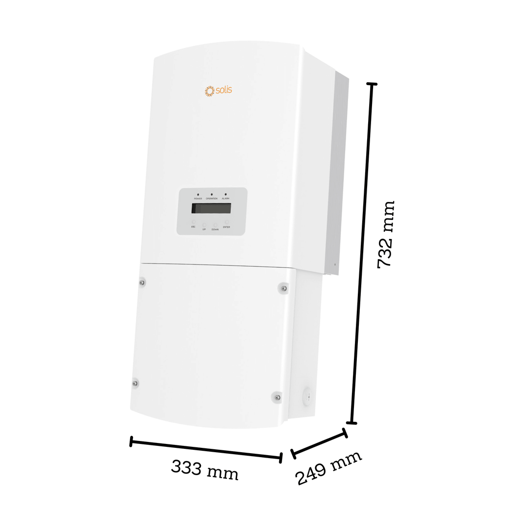 Solis (1P10K-4G-US-APST) 10kW 600Vdc Grid-tied - Single Phase String | 4 MPPTs | US Version | APSC Transmitter | CA Rule 21 & UL 1741 SB Certification