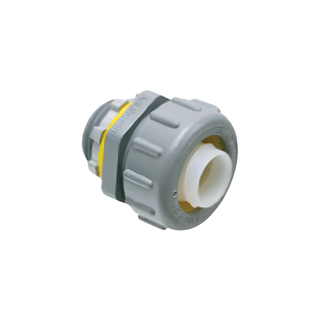 Anamet Liquid Tight Fittings Non-Metallic Connector - 3-Piece -  2", 1 1/2", 1", 3/4"  - Straight or 90-Degree Swivel - For Electrical Conduit - NMLT Series
