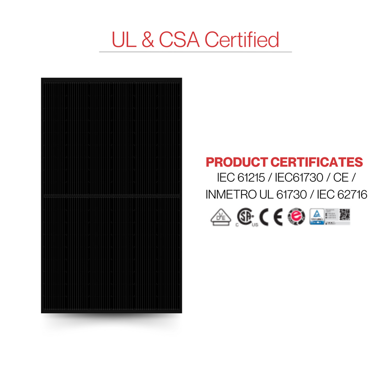 Canadian Solar HiKu6 All-Black Mono Solar Panel 395W [CSA & UL CERTIFIED] - CSI