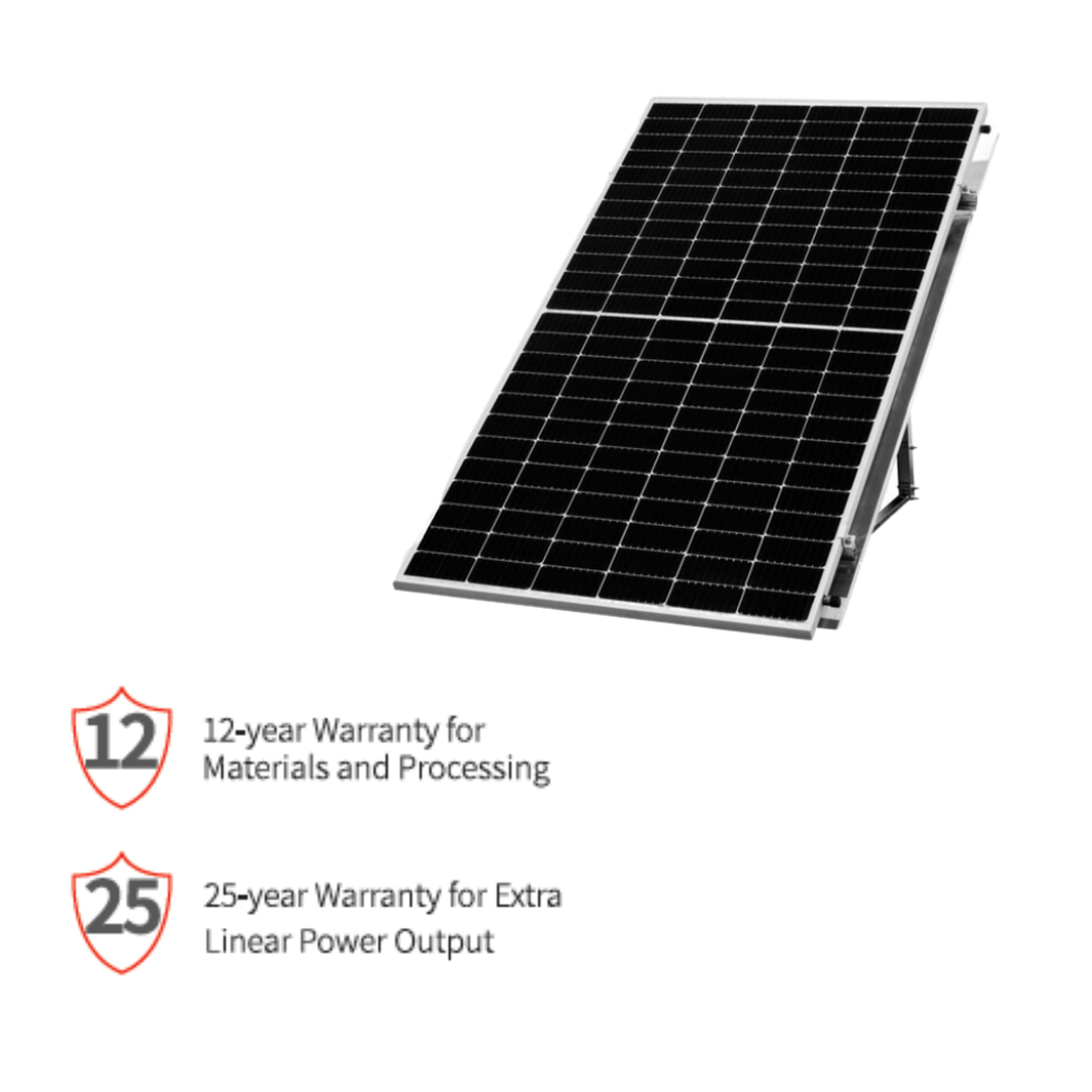 LONGi Hi-MO5 550W Solar Panels - 144 Cell MC4 Silver - White 35mm, 1400mm Cables