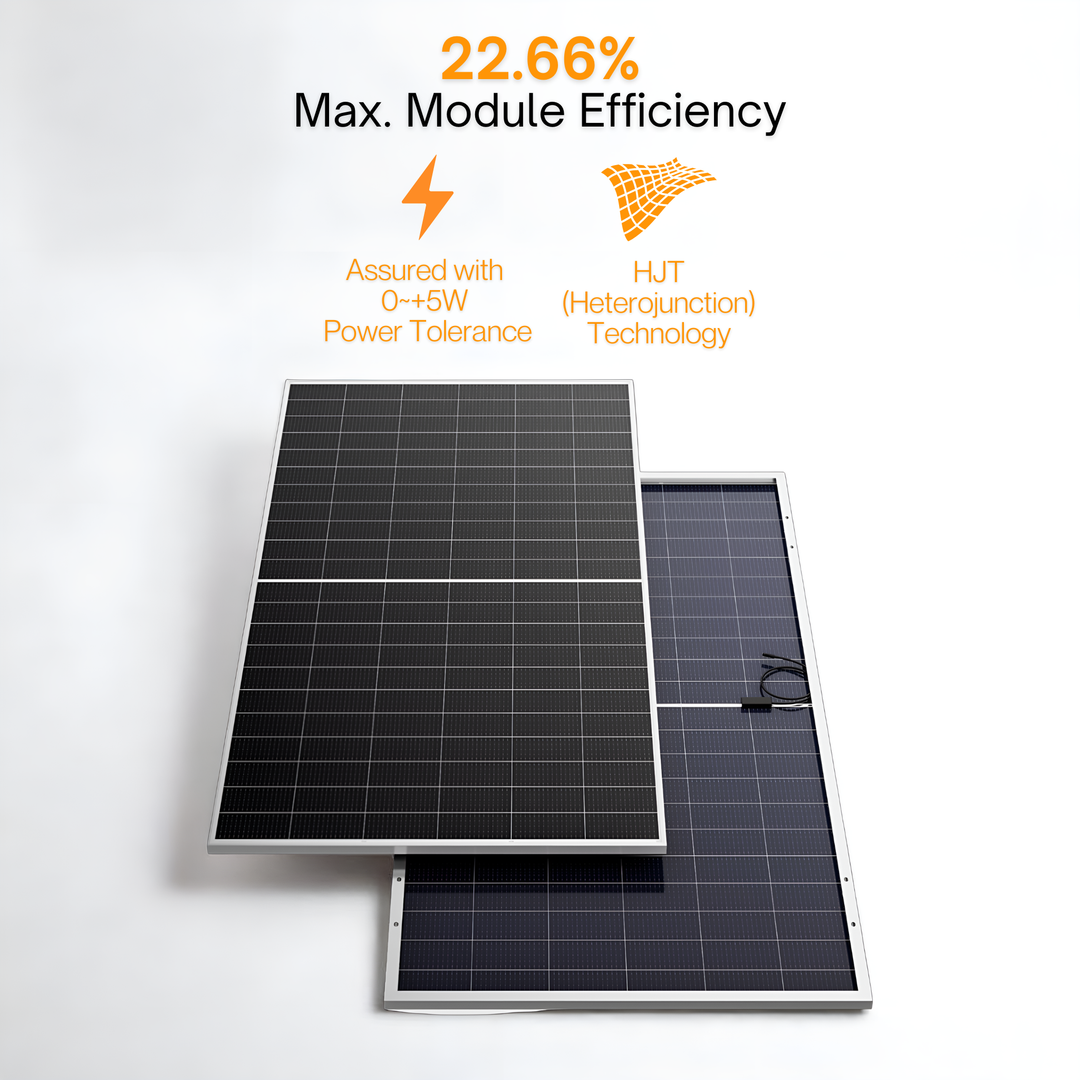 Maple Leaf 700W Bifacial HJT Solar Panel - PALLET OF 33 | High Efficiency N-Type, Dual Glass | 23.66% Output