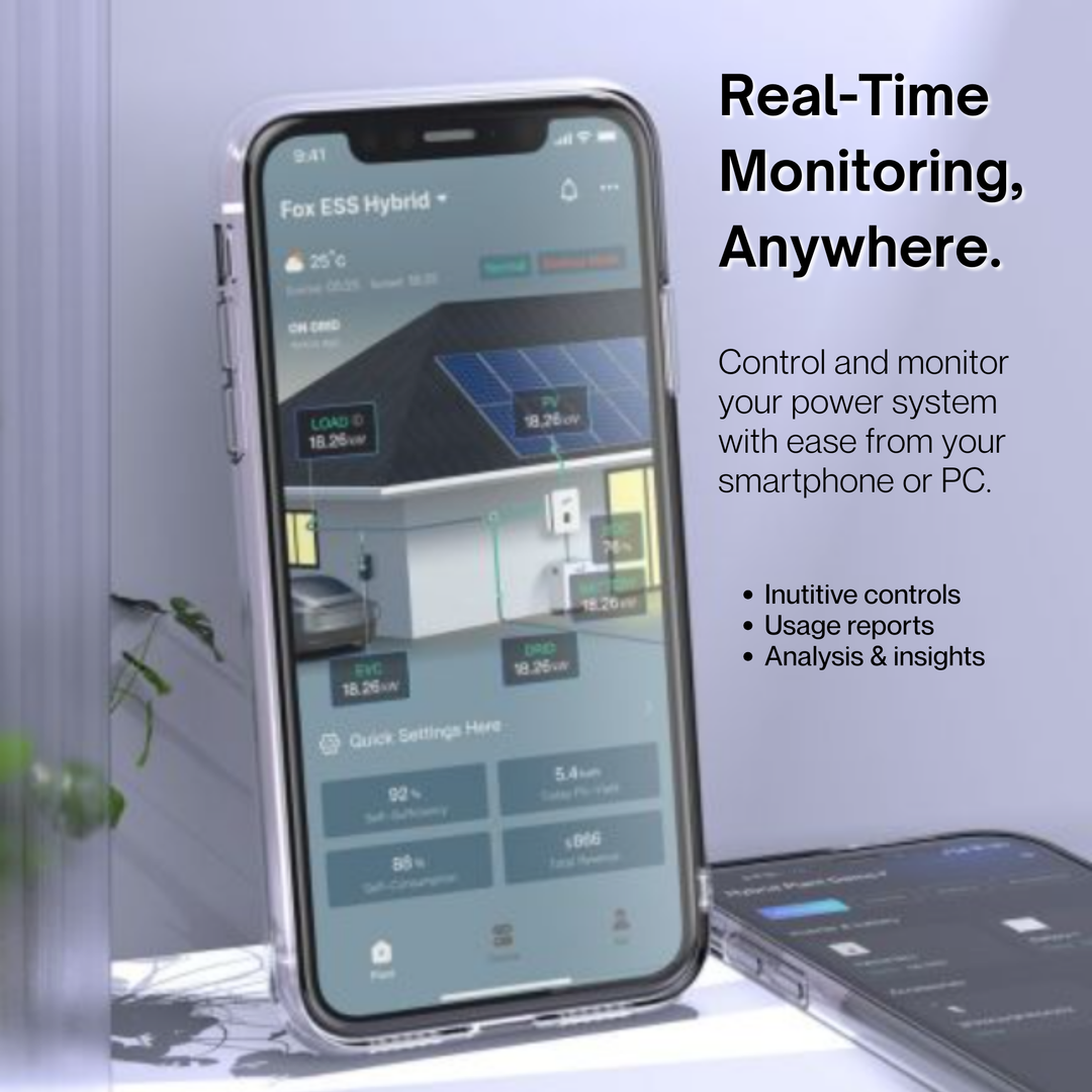 Maple Leaf Northern Fox H1&AC1 Split-Phase Hybrid Inverter (Non-HUB Version) | UL & IEEE Certified | Off-Grid & Grid-Tied | Type 4X Outdoor Rated