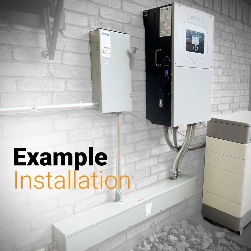 Sol-Ark 18K-2P Premium Hybrid Inverter (Limitless 18K-2P-LV)  Whole-Home Backup | 18 kW Continuous / 36 kW Surge | 48 V Battery | 10-Year Warranty