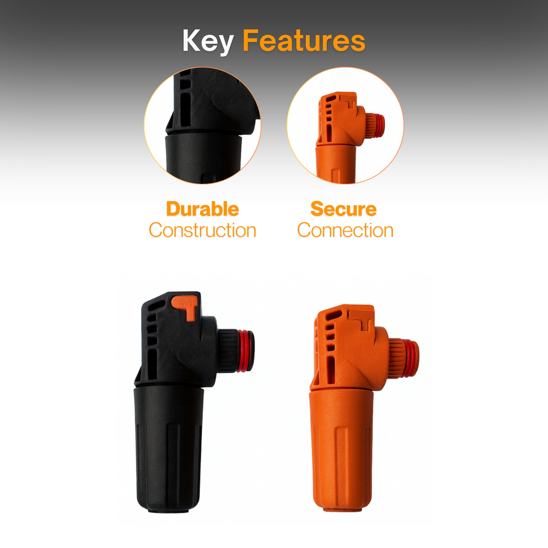 Helios Battery Connector Set - Positive & Negative Terminals for Custom Cable Fabrication, Marine & Solar Energy Applications, Durable 12V Battery Terminals, Custom Power Cables, Secure Battery Terminal Kit for DIY Projects