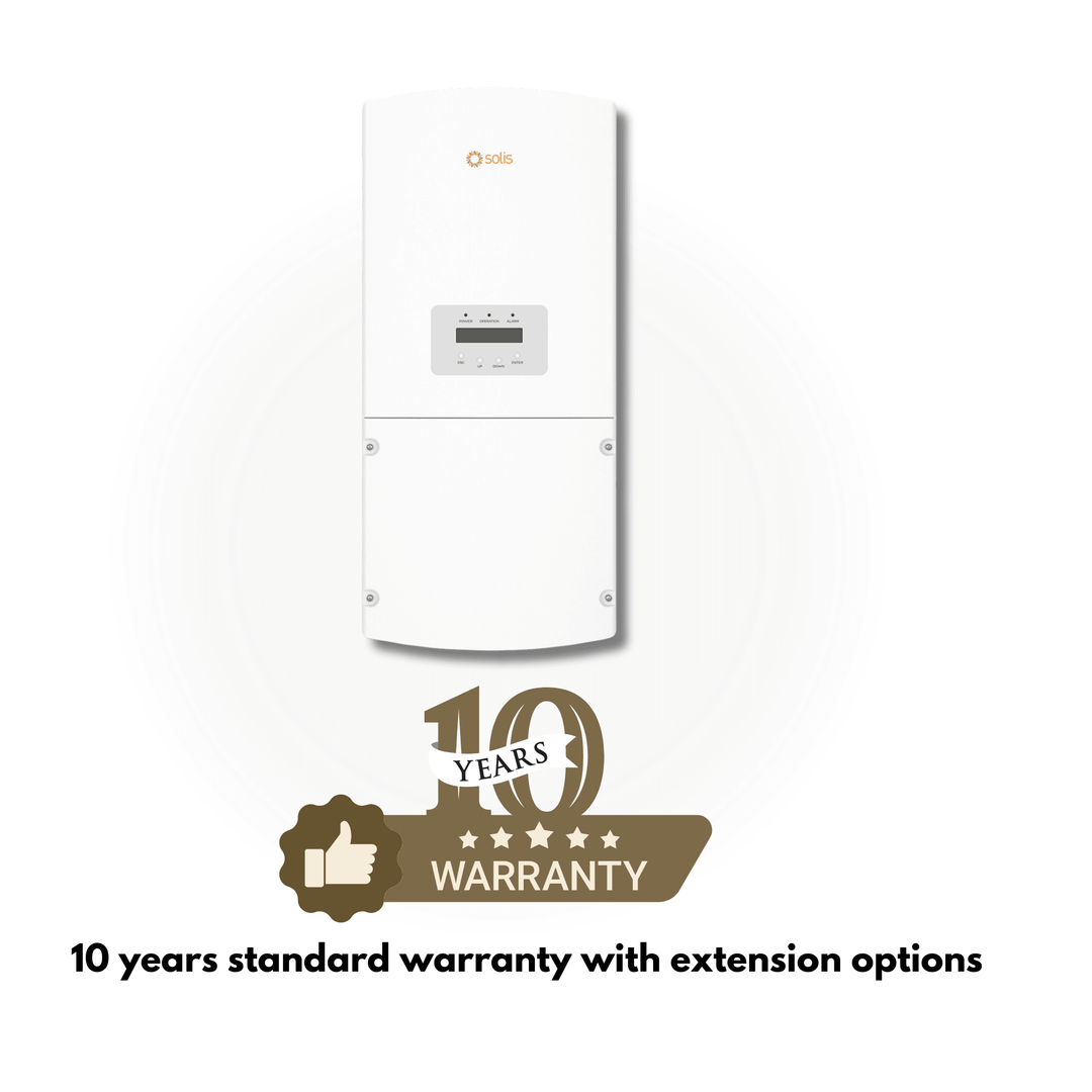 Solis (1P10K-4G-US-APST) 10kW 600Vdc Grid-tied - Single Phase String | 4 MPPTs | US Version | APSC Transmitter | CA Rule 21 & UL 1741 SB Certification