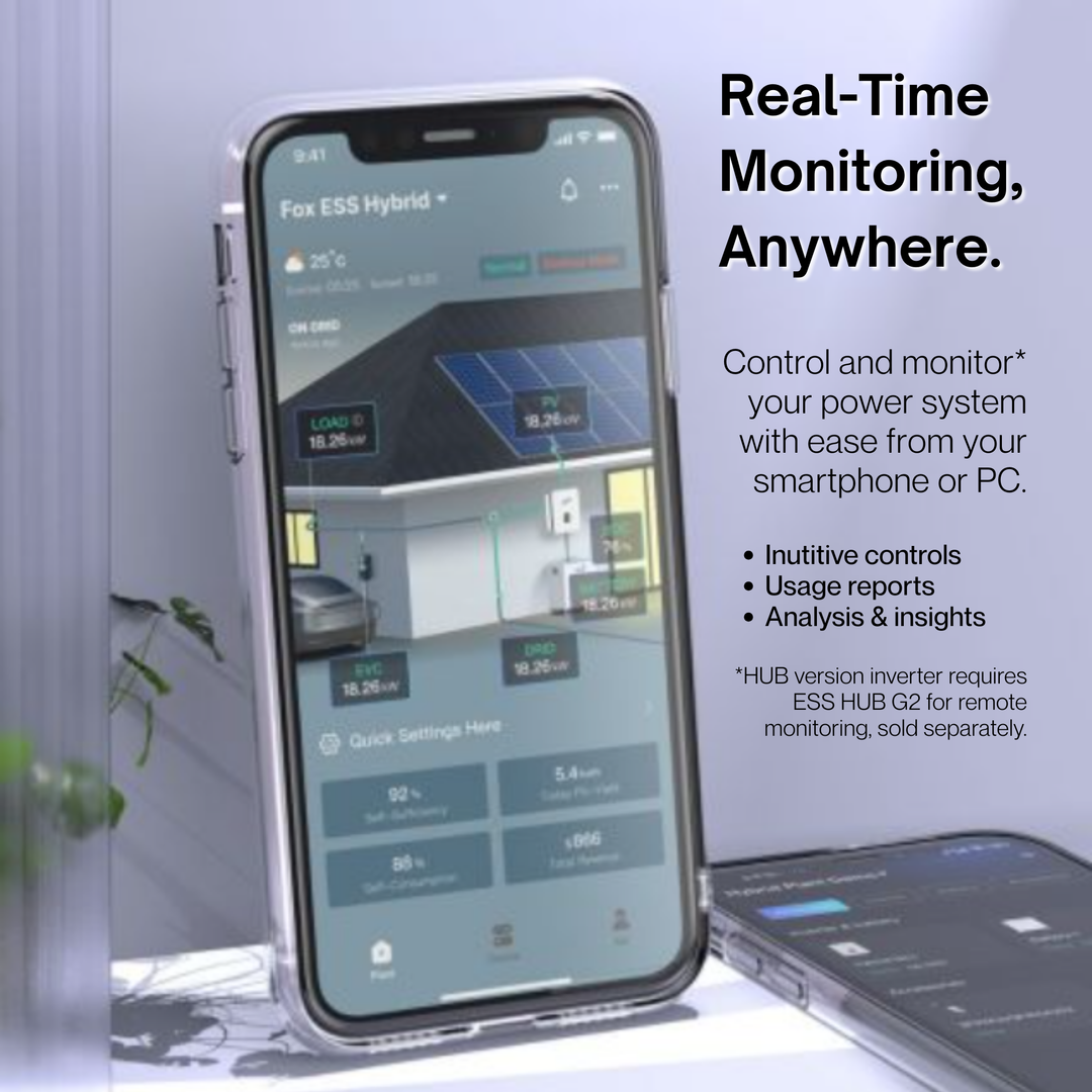 Maple Leaf Northern Fox H1&AC1 Split-Phase Hybrid Inverter (HUB Version) | UL & IEEE Certified | Off-Grid & Grid-Tied | Type 4X Outdoor Rated