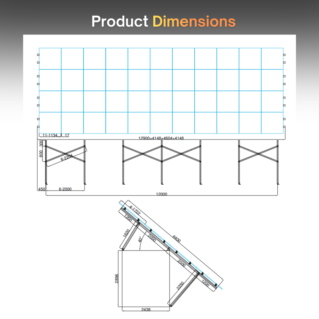 Shipping Container Mount System for Solar Panels | Heavy-Duty Solar Power Mounting System to Convert Shipping Container
