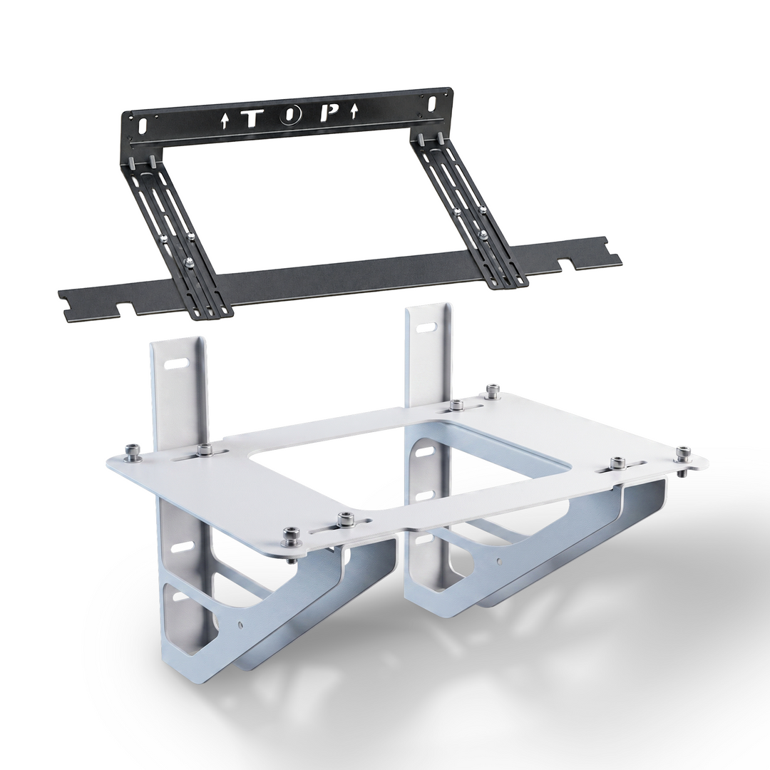 Fox ESS AIO Wall Mount Bracket Set | Heavy-Duty Steel Mounting Bracket for Outdoor AIO Battery & Inverter Installation