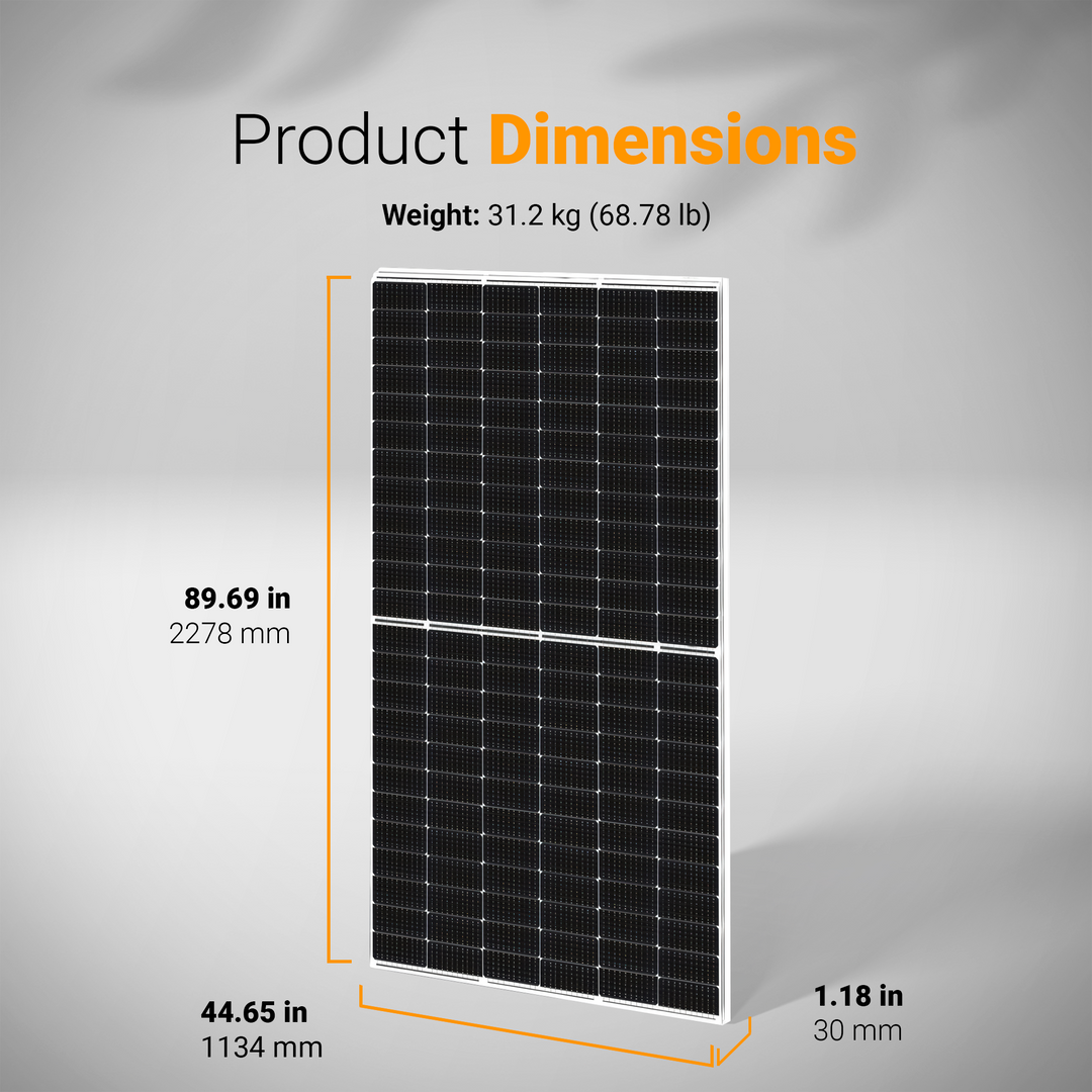 SolarSpace 590W Solar Panel Canada – High Efficiency N-Type TOPCon Monocrystalline Module for Commercial, Farm, Industrial, Ground Mount & Large Residential Solar Systems