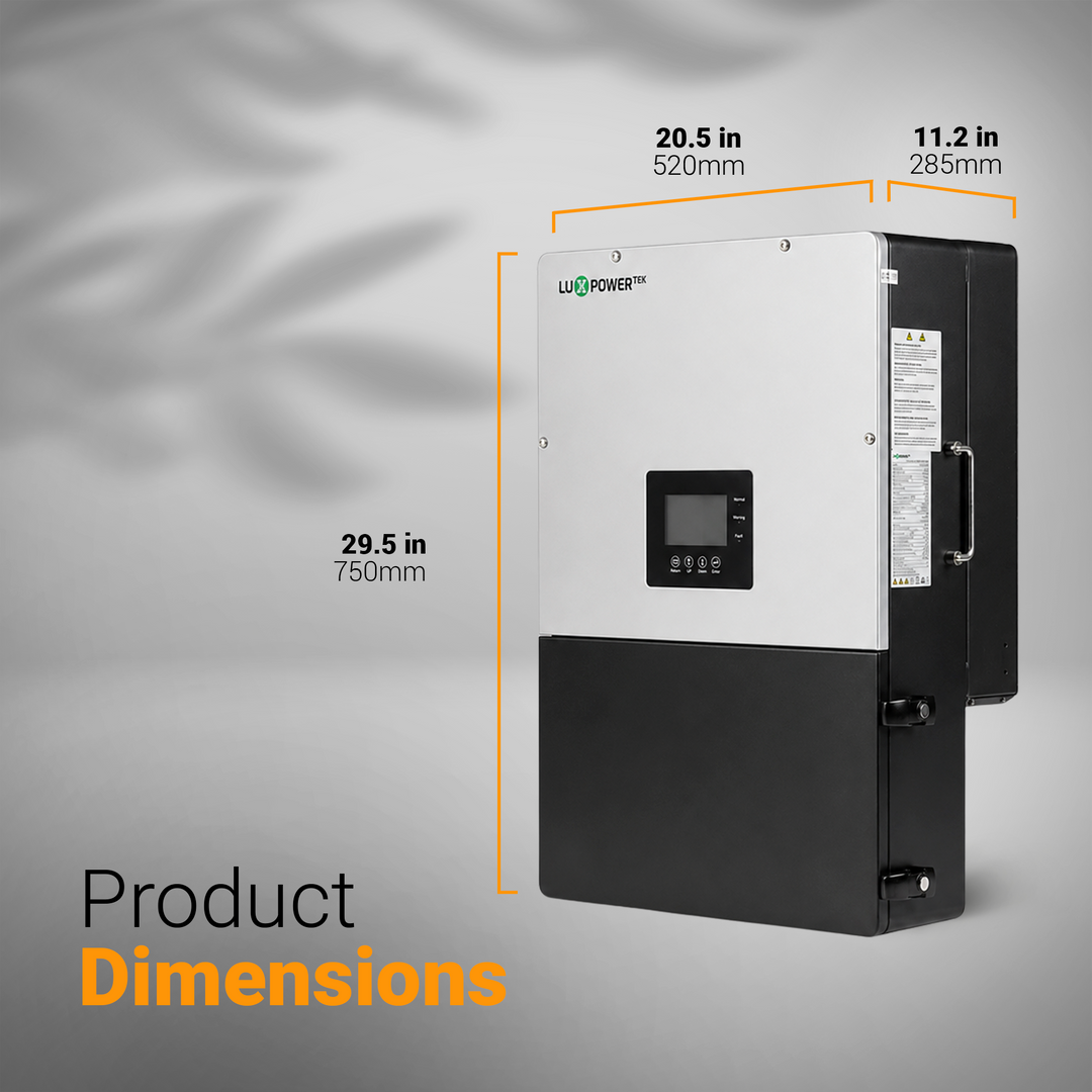 Luxpower LXP-LB-US 10k Hybrid Solar Inverter - 48V 120/240V Split Phase | UL, CEC & CSA Approved