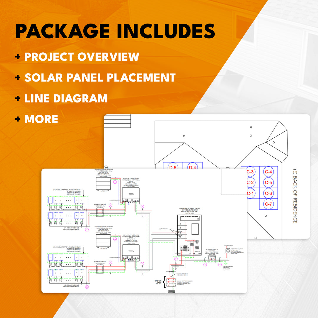 Solar System Electrical Wiring Diagram And System Design Deposit - Line Diagrams For Hydro Applications