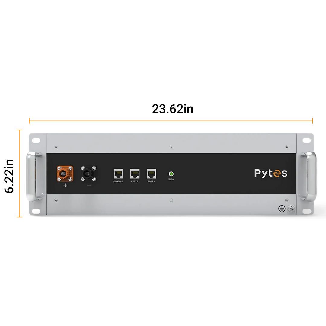 Pytes HV48100 High Voltage Battery Storage System with 25kw and expandable up 40Kw Kit | LiFePO4 Solar ESS Battery Bundle with BCU and Floor Mount Cabinet | UL9540 Certified