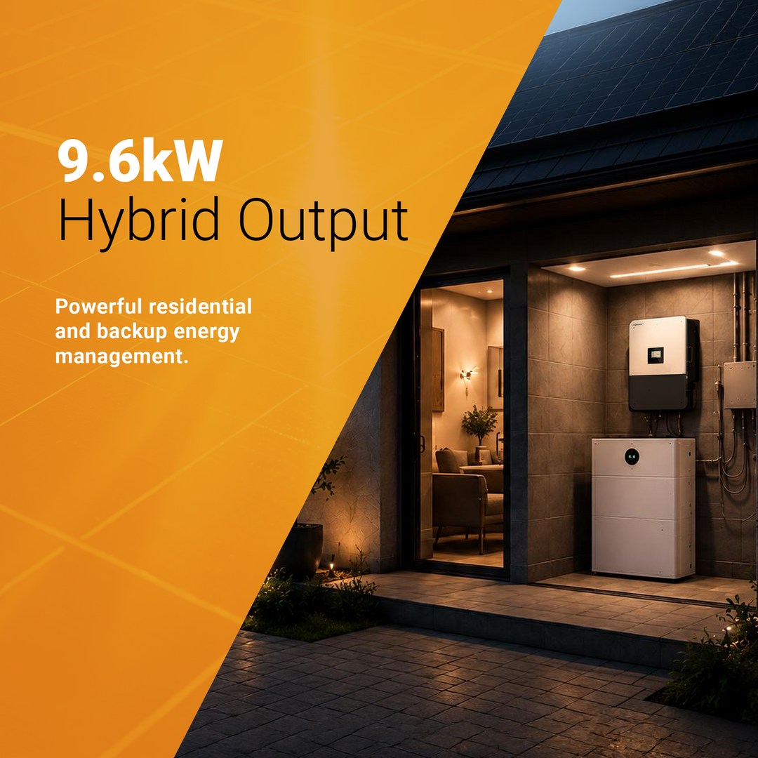 Luxpower GEN-LB-US 9.6K PRO Hybrid Solar Inverter | 9600W Continuous AC Output | 200A Passthrough | UL Listed and CSA Certified