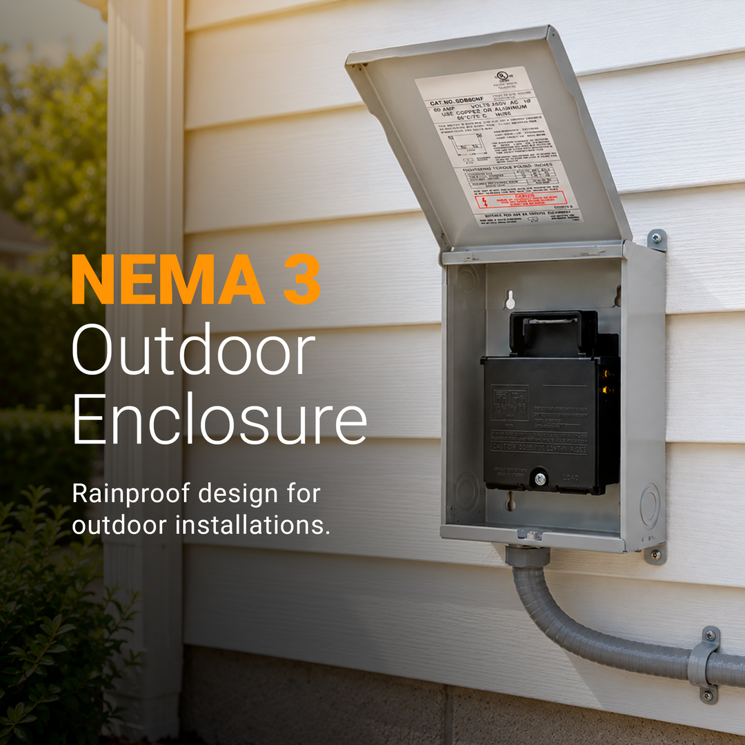 Rheem 60A Non-Fused Pull-Out Disconnect Switch