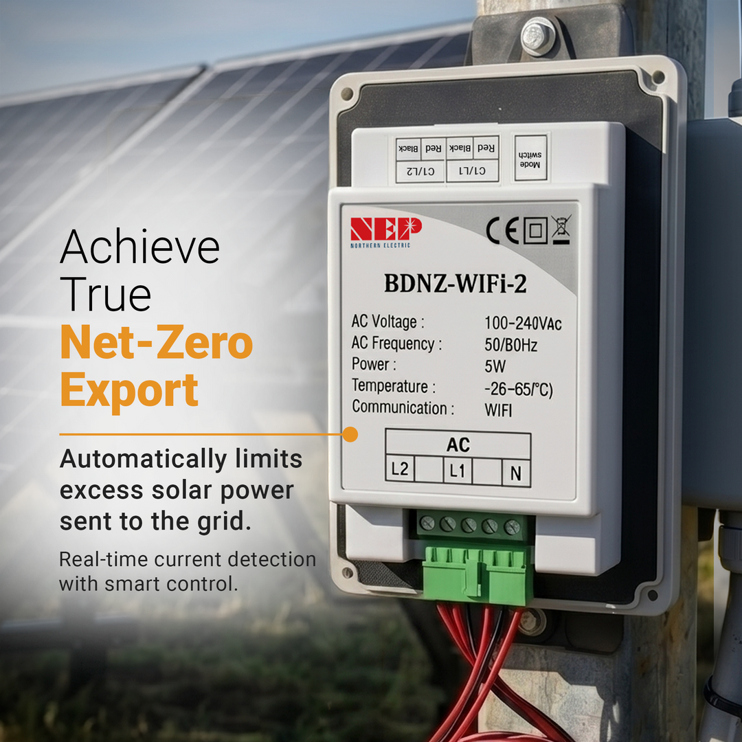 NEP BDNZ-WIFI 2 Net Zero Control Device – Solar Export Limiter & WiFi Monitoring Gateway for NEP Microinverter Systems