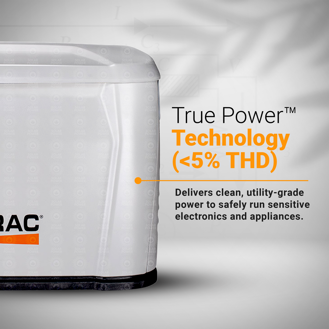 Generac 14kW Model 7258 Next-Gen Air-Cooled Whole House Standby Generator | Automatic Backup Power with Mobile Link Monitoring and Quiet Enclosure | 5-Year Warranty