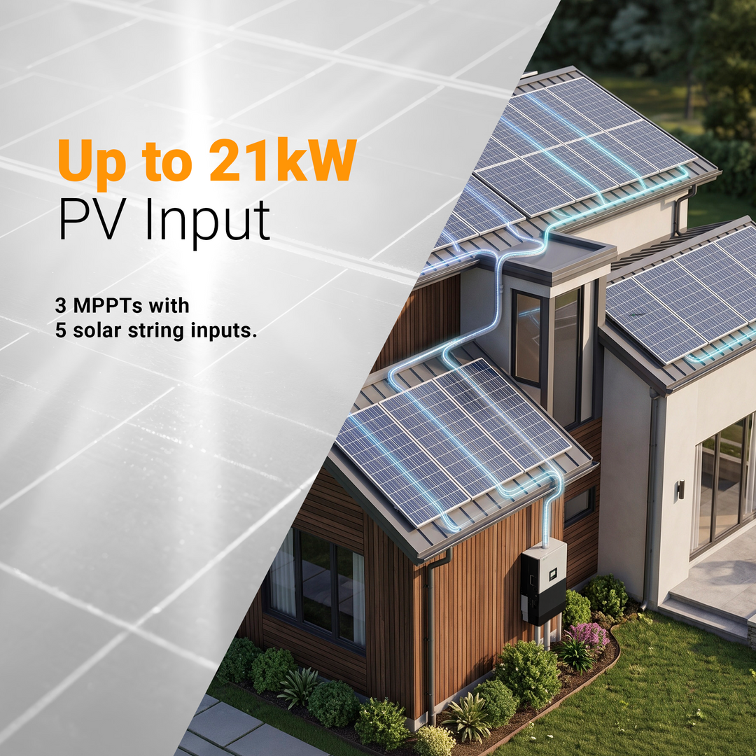 Luxpower GEN-LB-US 9.6K PRO Hybrid Solar Inverter | 9600W Continuous AC Output | 200A Passthrough | UL Listed and CSA Certified
