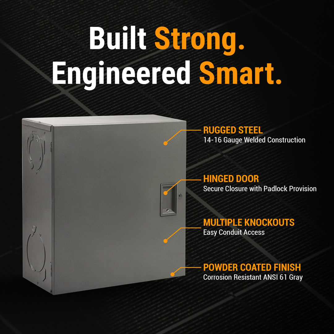 Heavy-Duty Electrical Splitter Box | 200A, 400A, or 600A Capacity | Indoor or Outdoor Models | CSA Certified for Use in Canada