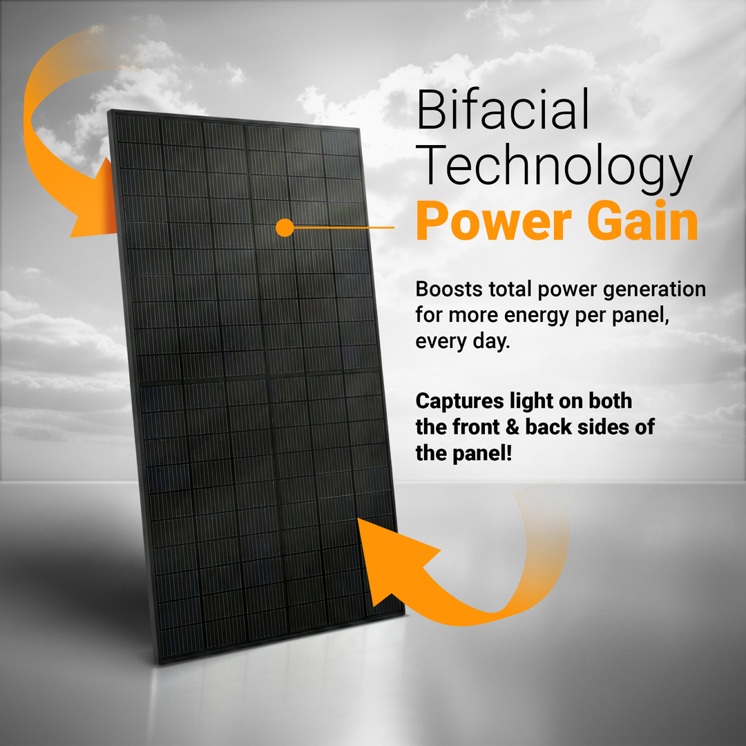 Maple Leaf 435W Bifacial N-Type TOPCon Solar Panel | Pallet of 36 | High-Efficiency 1500V PV Module | Glass-Glass Construction | 22%+ Efficiency | MC4 Compatible | 30-Year Warranty