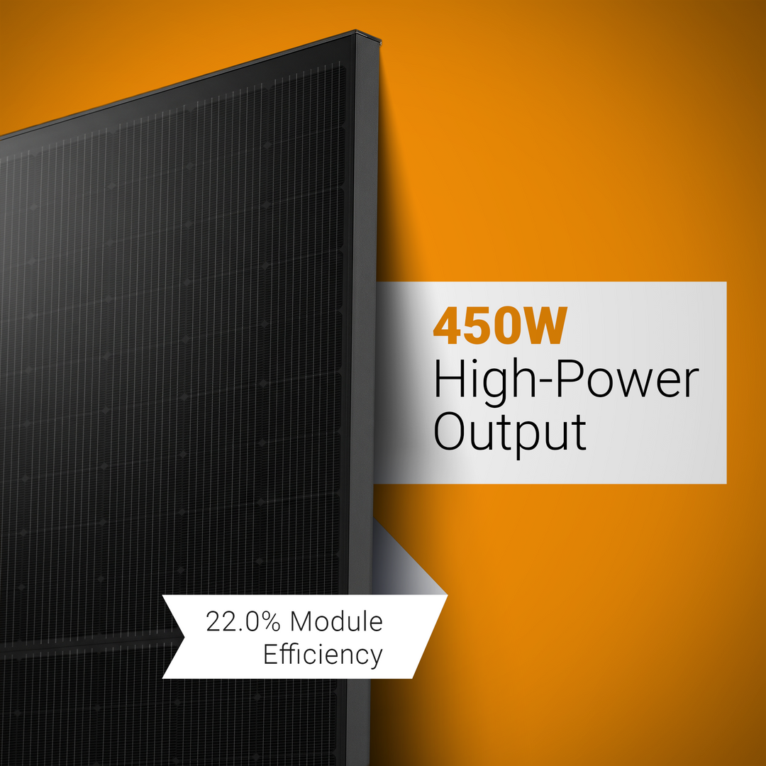 CANADIAN SOLAR 450W Solar Panel | TOPHiKu6 All-Black N-type TOPCon PV Cells | CSA Certified