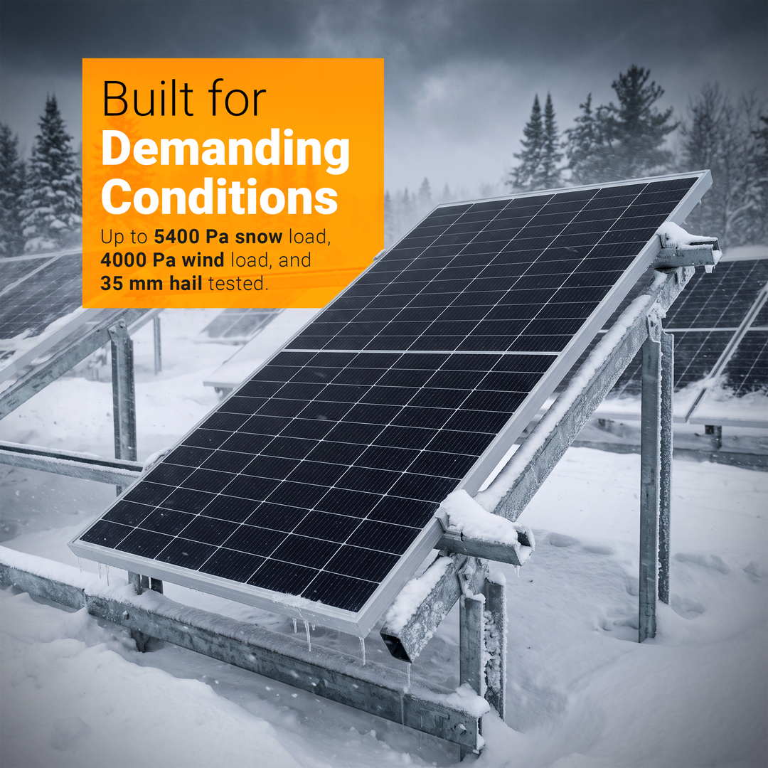 CANADIAN SOLAR 615W Solar Panel | TOPHiKu6 All-Black N-type TOPCon PV Cells | CSA Certified