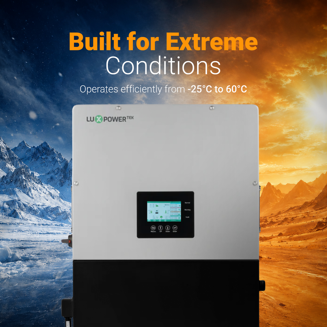 Luxpower LXP-LB-US (18KPV) 12k Hybrid Solar Inverter - 18000W PV Input | 12000W Output | 48V 120/240V Split Phase | UL & CSA Approved