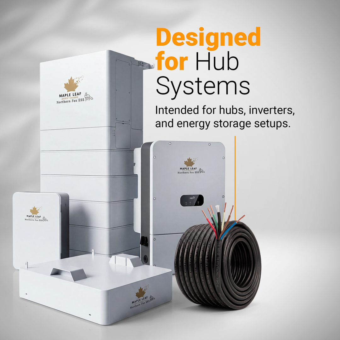 Maple Leaf Northern Fox ESS Hub G2 Communication Cable | Per Foot | 16AWG