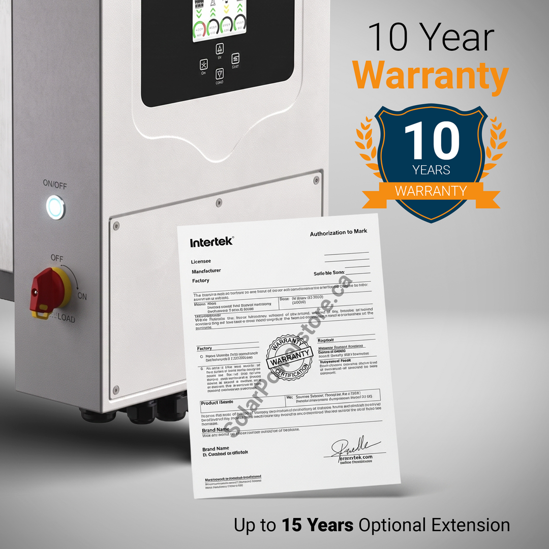 Sol-Ark 5k-1P Hybrid Inverter - Single Phase Inverter | 10kw Solar Input (500VOC) | 2MPPT Controllers | For Off Grid Uses